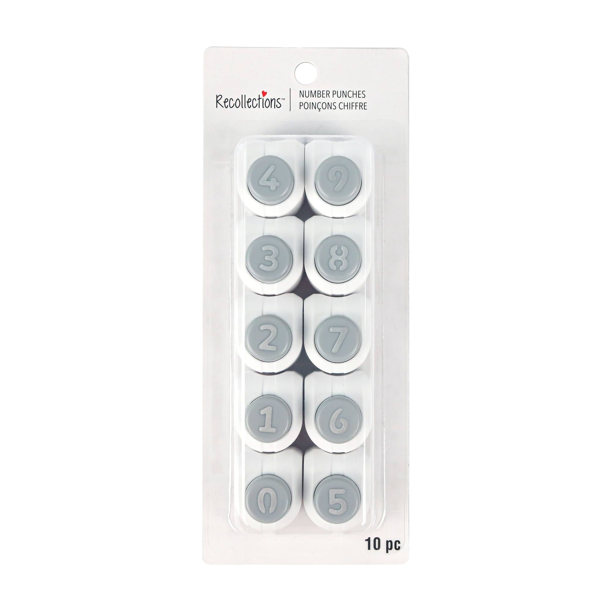 10 Piece Number Punch Set by Recollections™